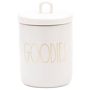 Rae Dunn "Goodies" Ceramic Cookie Jar